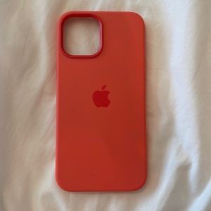 pink/orange apple phone 12 max case!